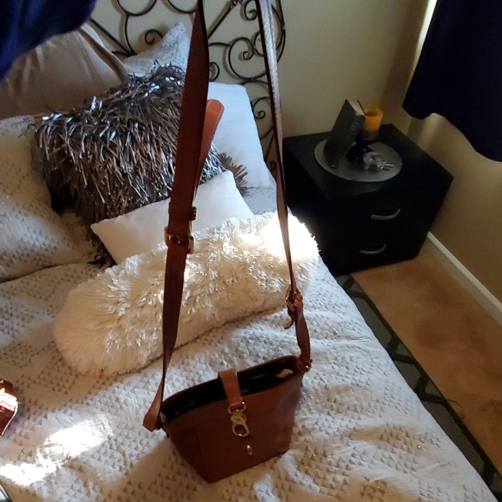 Dooney & Bourke leather bucket bag